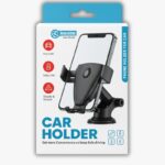 Universal 360° Adjustable Car Phone Holder Mount – Strong Grip, Dashboard & Windshield Compatible, One-Touch Lock, Shockproof Mobile Stand for All Smartphones