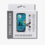 Universal Alloy 360° Rotating Bike & Motorcycle Phone Holder – Back Mirror Mount, Shockproof & Secure Mobile Stand for All Smartphones