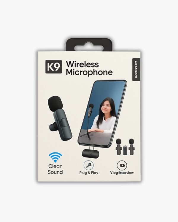 K9 Wireless Microphone for Type-C Smartphones & Devices - Image 2